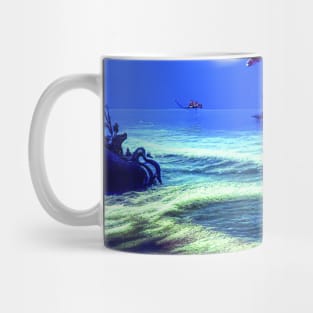 Magical Under Sea Lanscape Painting Mug